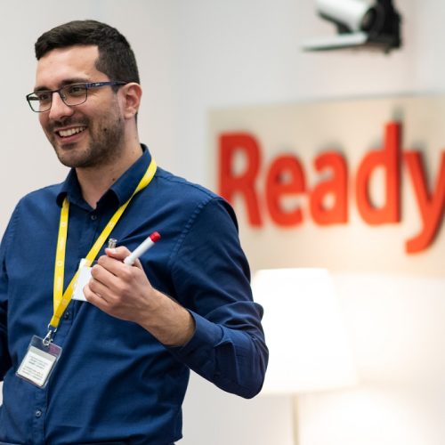 Nikos winner of the young achiever award Europe 2024